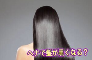 ハナヘナ【ハーバルマホガニー】で染めたら黒くなる?!