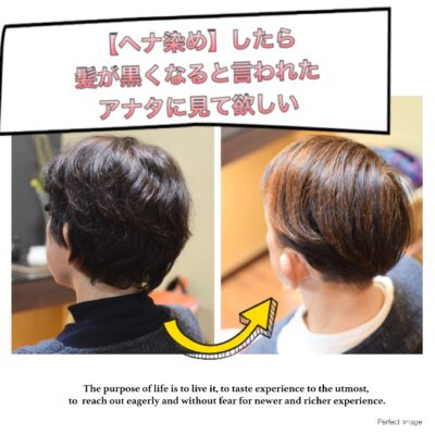 【ヘナ染め】したら髪が黒くなるって言われたアナタへ