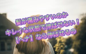 髪が傷みやすいのかキレイな状態で伸ばせない!【ヘナ】なら伸ばせるの??